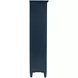 Westport Navy 2 Glass Door Tall Accent Storage Cabinet