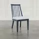 Westport Gray Upholstered Slat Back Dining Chair Set of 2
