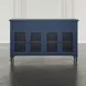 Westport Blue 4 Glass Door Sideboard
