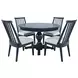Westport Navy 66" Extendable Oval Dining Table