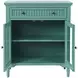 Westport Green 2 Glass Door Accent Cabinet