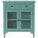 Westport Green 2 Glass Door Accent Cabinet