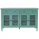 Westport Fern Green 4 Glass Door Sideboard