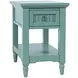 Westport Fern Green Square Chairside End Table