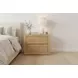 Harper Light Oak 2 Drawers Nightstand