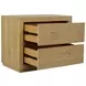 Harper Light Oak 2 Drawers Nightstand