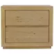 Harper Light Oak 2 Drawers Nightstand