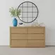 Harper Light Oak 6 Drawers Dresser