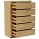 Harper Light Oak Platform Bedroom Set