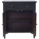 Bridgton Brown 2 Door Accent Cabinet with 1 Drawer