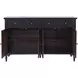 Bridgton Mahogany 4 Door Sideboard Cabinet