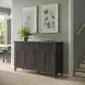 Bridgton Mahogany 4 Door Sideboard Cabinet
