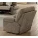 Beacon Mushroom and Porcelain Lay Flat Power Recliner with Extended Ottoman