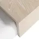 Hudson Ivory and Gray Wash Upholstered Rectangular Ottoman with Cocktail Table Top