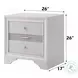 Naima White Nightstand