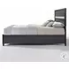 Naima Black Queen Panel Bed with Storage