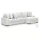 Stupendous Alloy 2 Piece Sectional with RAF Chaise