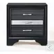 Naima Black Panel Storage Bedroom Set