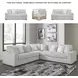 Stupendous Alloy 3 Piece Sectional