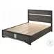 Naima Gray Queen Panel Bed with Storage