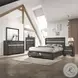 Naima Gray Queen Panel Bed with Storage