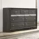 Naima Gray 9 Drawer Dresser