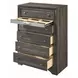 Naima Gray 6 Drawer Chest