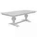 Hampton White 96" Extendable Rectangular Dining Table