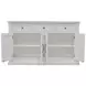 Hampton White Round Dining Room Set
