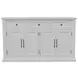 Hampton White Round Dining Room Set