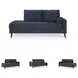 Bixler Navy Corner Chaise