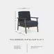 Bixler Navy Accent Chair