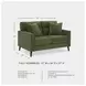 Bixler Olive 57" Loveseat