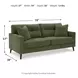 Bixler Olive 79" Sofa
