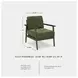 Bixler Olive Showood Accent Chair