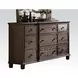 Baudouin Weathered Oak 9 Drawer Dresser