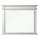 Varian Blue and Silver Upholstered Panel Bedroom Set with Nailhead Trim