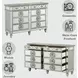 Varian Silver 8 Drawer Dresser