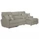 McPherson Buff and Winter 3 Piece Modular Power Reclining RAF Chaise Sectional with USB Charging