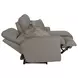 McPherson Buff and Winter 3 Piece Modular Power Reclining RAF Chaise Sectional with USB Charging
