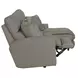 McPherson Buff and Winter 3 Piece Modular Power Reclining RAF Chaise Sectional with USB Charging