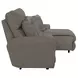 McPherson Buff and Winter 3 Piece Modular Power Reclining RAF Chaise Sectional with USB Charging