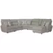 McPherson Buff and Winter 6 Piece Modular Power Reclining Sectional with USB Charging