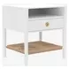 Cleo Coconut Milk 1 Drawer Nightstand