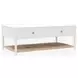 Cleo White Rectangular Coffee Table