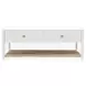 Cleo White Rectangular Coffee Table