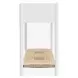 Cleo White Rectangular Console Table