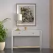 Cleo White Rectangular Console Table