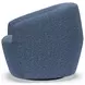 Natalie Aqua Upholstered Swivel Chair