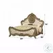 Ragenardus Vintage Oak King Upholstered Panel Bed